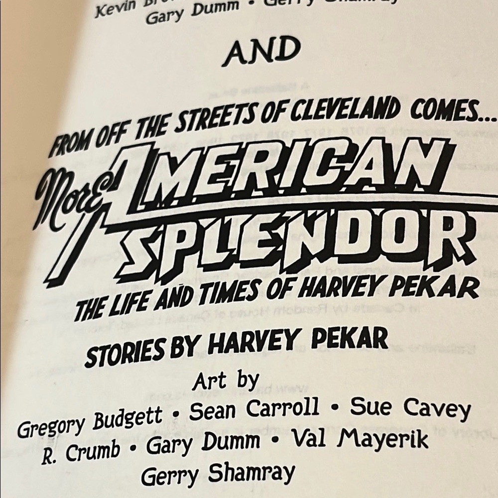 American Splendor Comics Anthology - 2003 - Movie edition - Picture 8 of 14